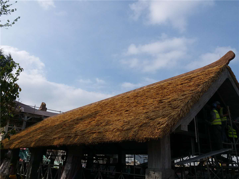 KEBA Tropical Thatch Tiles - Beach Resort Roofing with UL94-V0 Fireproof8